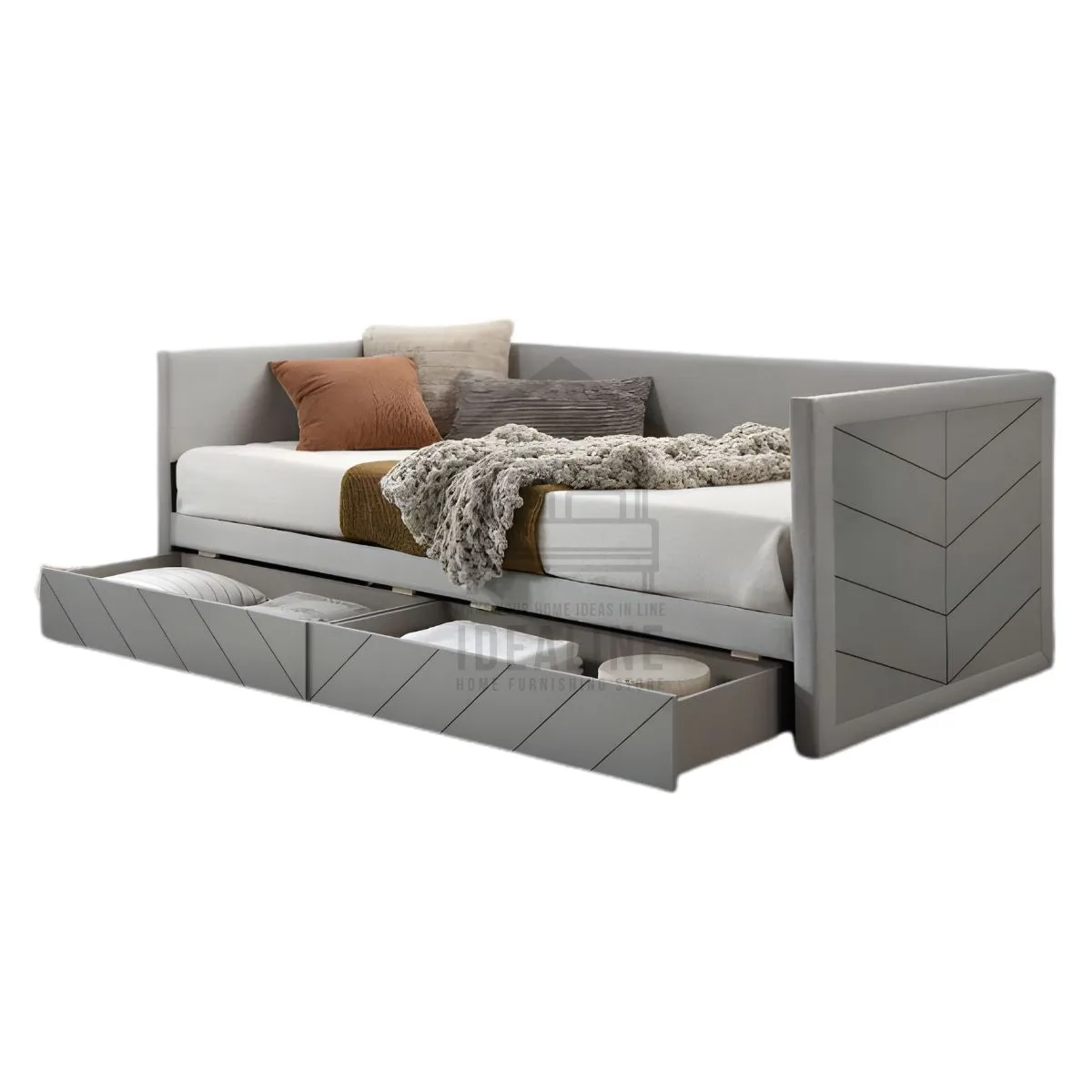 JIT-24801 GRAY 36X75 SINGLE DAYBED