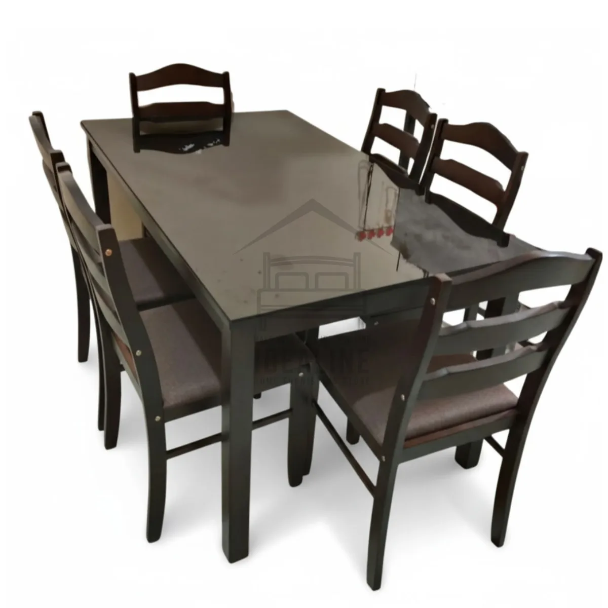 JIT-TIFFANY CAPPUCCINO/CHERRY 6-SEATER