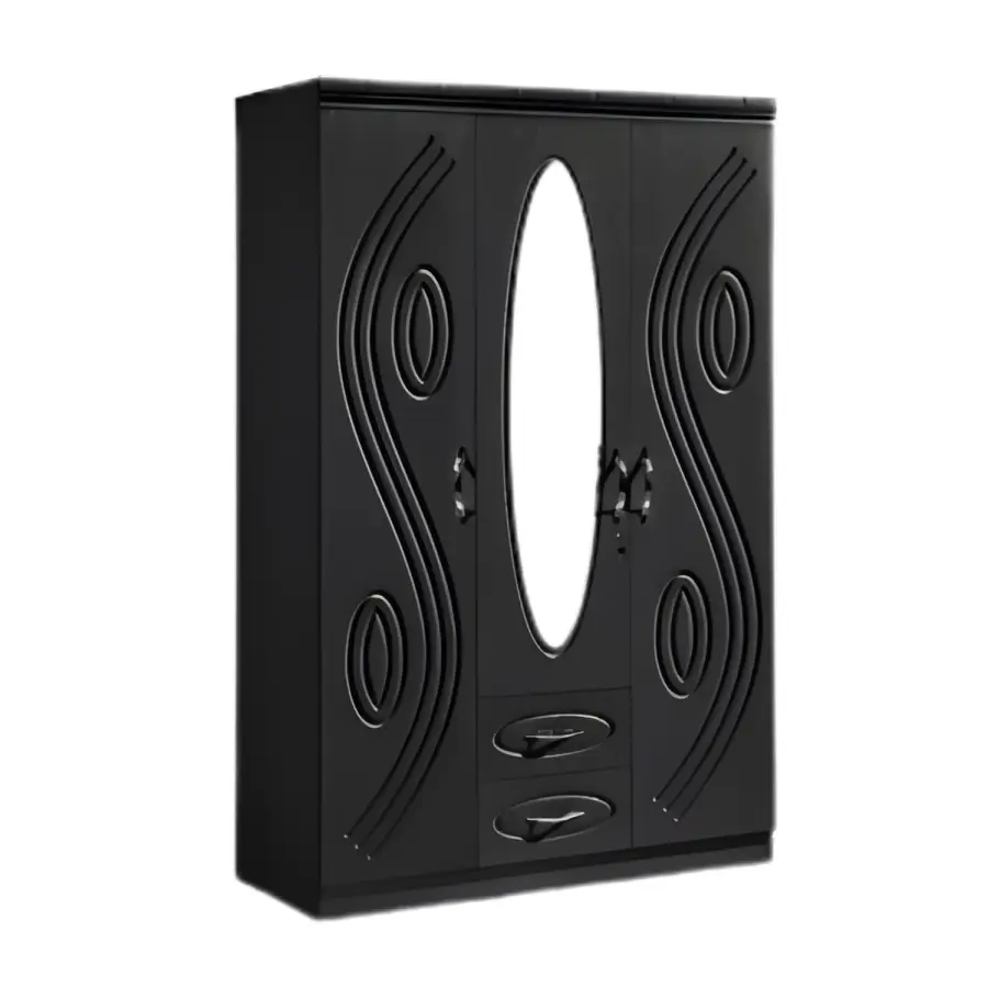 SK-63 GLOSSY WENGE 3-DOOR WARDROBE