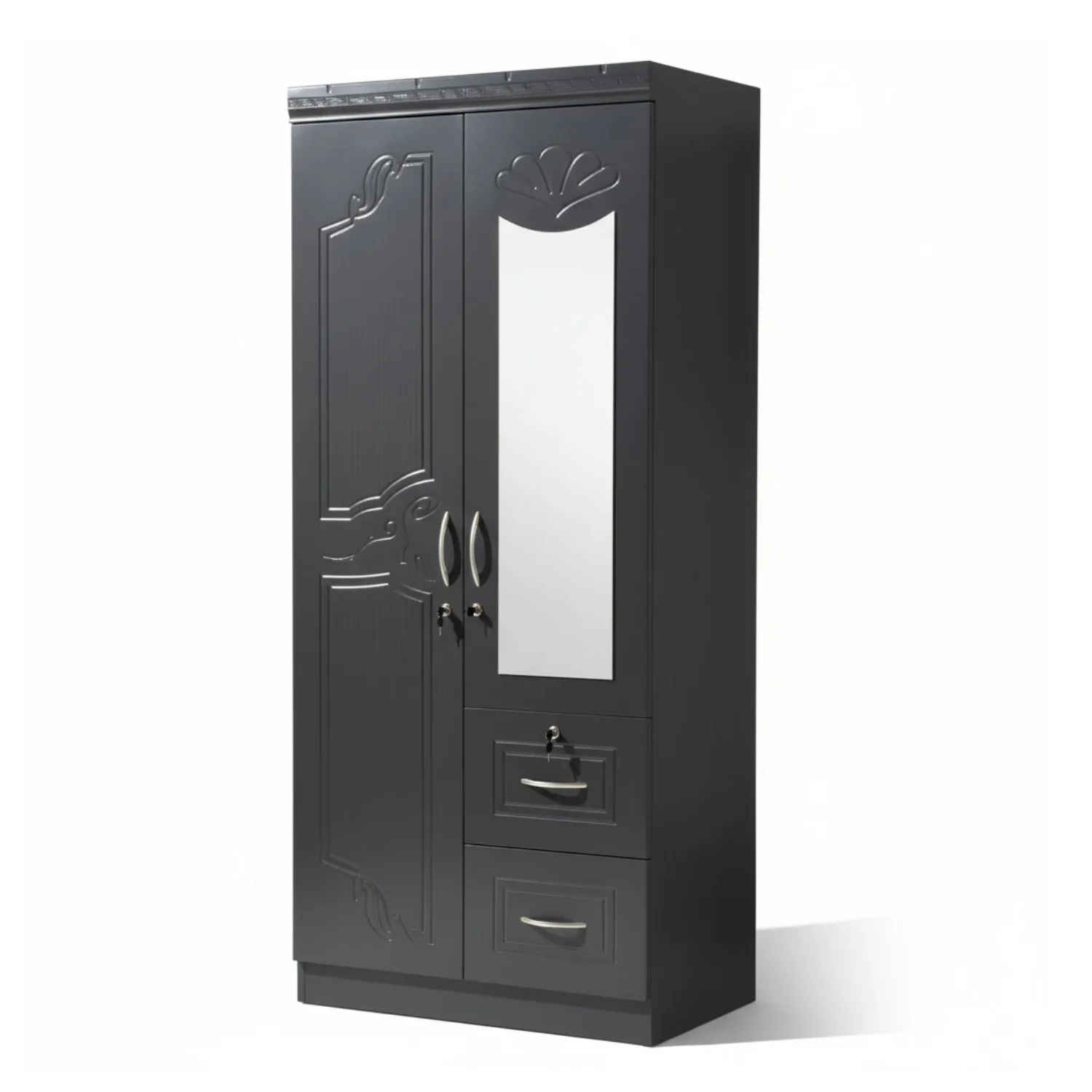 SK-12 WENGE 2-DOOR WARDROBE
