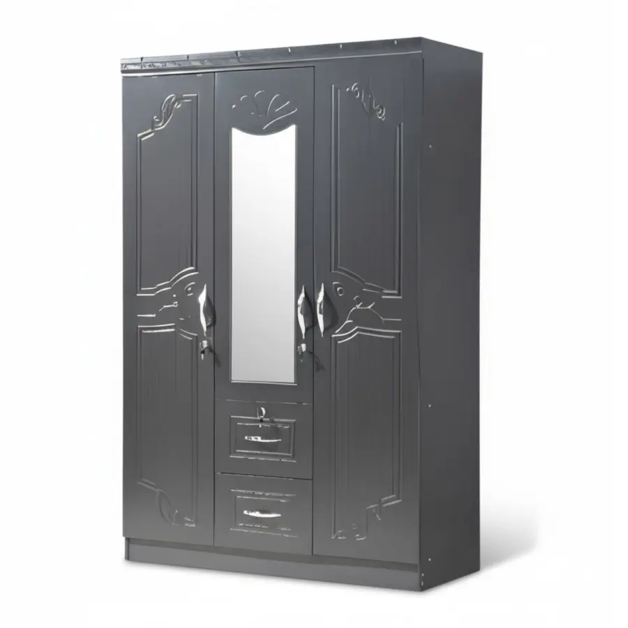 SK-13 WENGE 3-DOOR WARDROBE