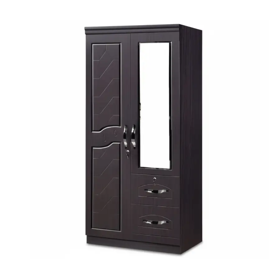 SK-72 GLOSSY WENGE 2-DOOR WARDROBE