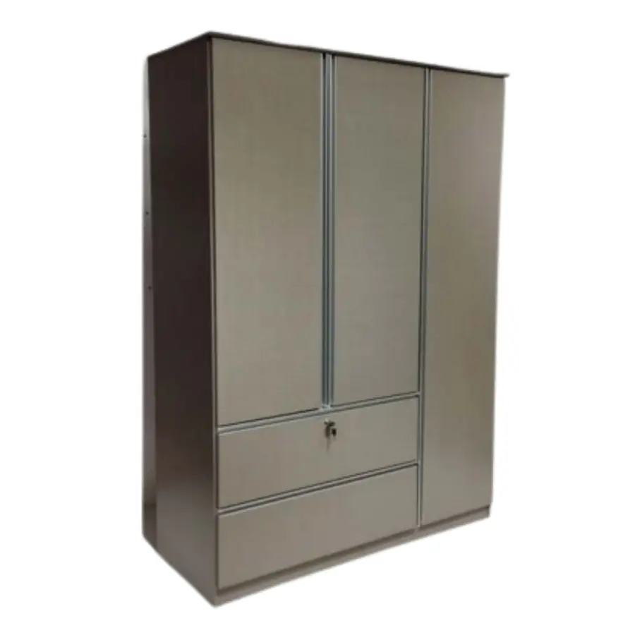 JIT-3077 LINEN-GRAY 3-DOOR WARDROBE