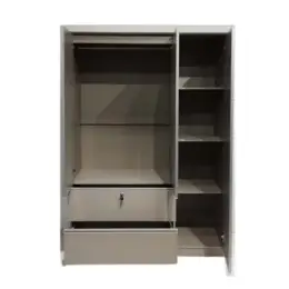 JIT-3077 LINEN-GRAY 3-DOOR WARDROBE