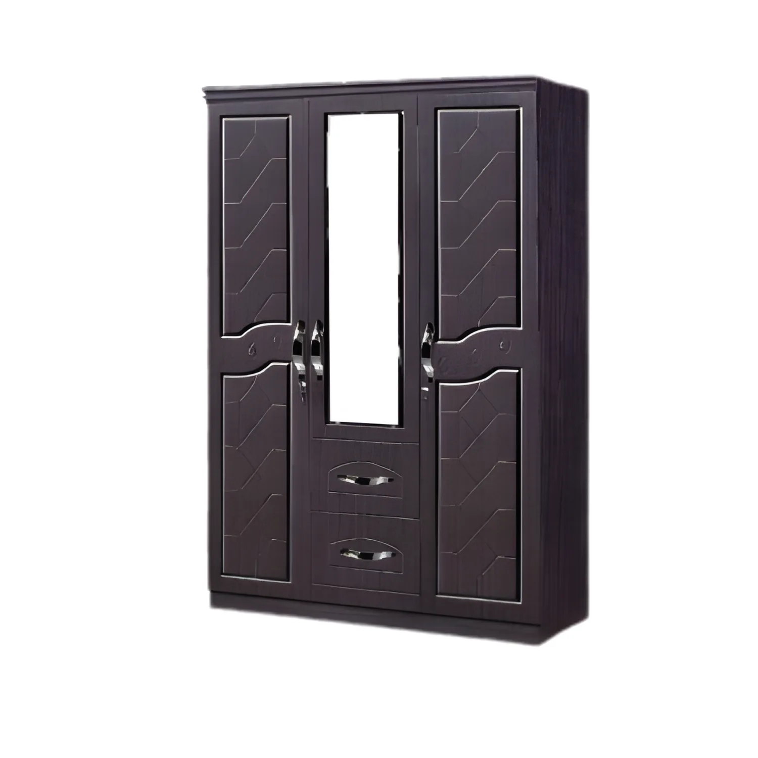 SK-73 WENGE 3-DOOR WARDROBE