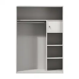 JIT-MET3 BEIGE METAL WARDROBE