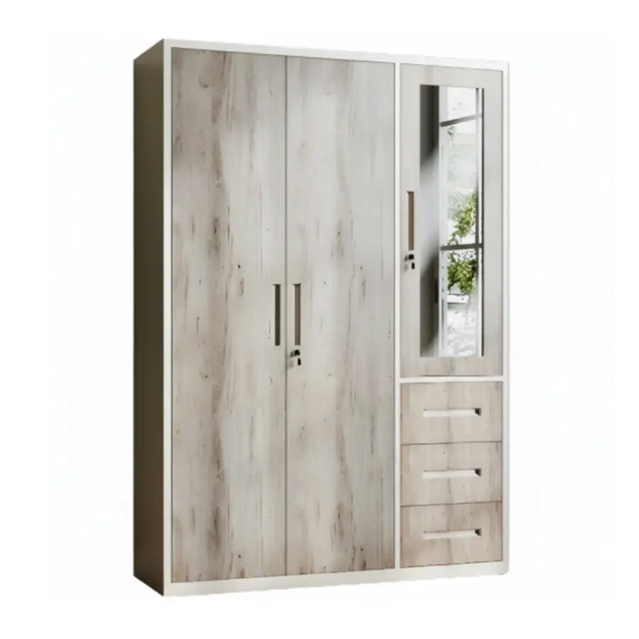 JIT-MET9 BEIGE METAL WARDROBE