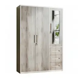 JIT-MET9 BEIGE METAL WARDROBE