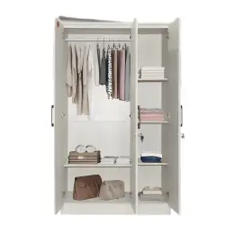 JIT-RK56 DUSTY GRAY 3-DOOR WARDROBE