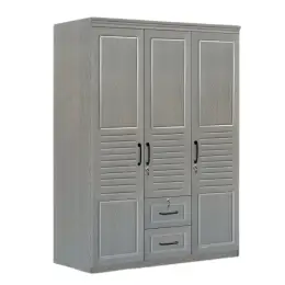 TGV-793 GRAY 3-DOOR WARDROBE