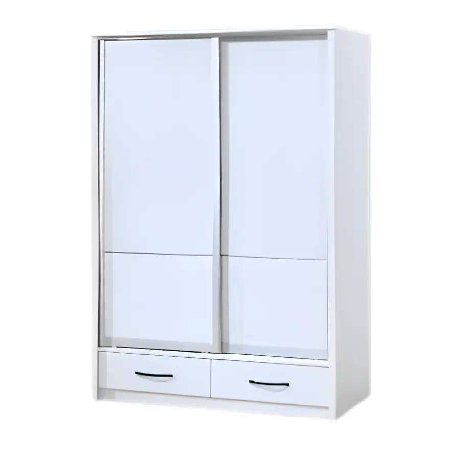 JIT-3773K PEARL WHITE SLIDING WARDROBE