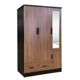 JIT-635 MOCCA WENGE 3-DOOR WARDROBE