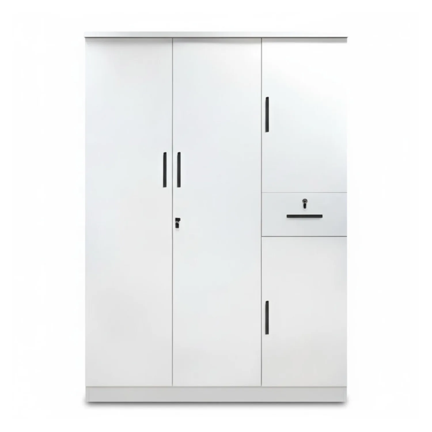 JIT-5051W WHITE 3-DOOR WARDROBE