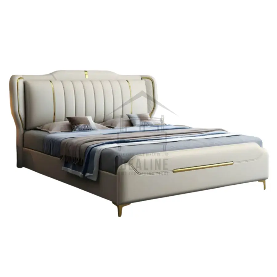 162 Cream White 60X75 QUEEN BEDFRAME