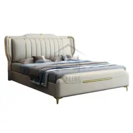 162 Cream White 60X75 QUEEN BEDFRAME