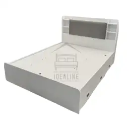B-2523 WHITE 60X75 QUEEN BEDFRAME