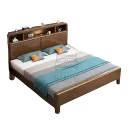 8116 WENGE 60X75 QUEEN BEDFRAME