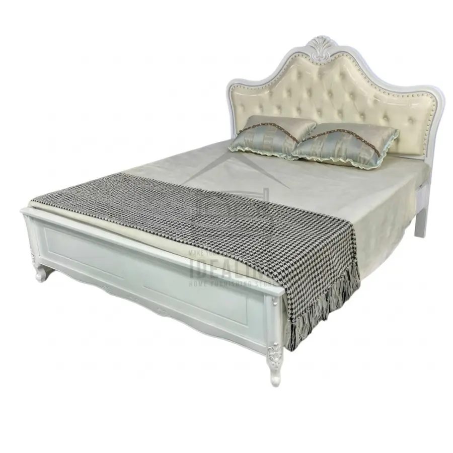 TH962 WHITE 60X75 QUEEN BEDFRAME