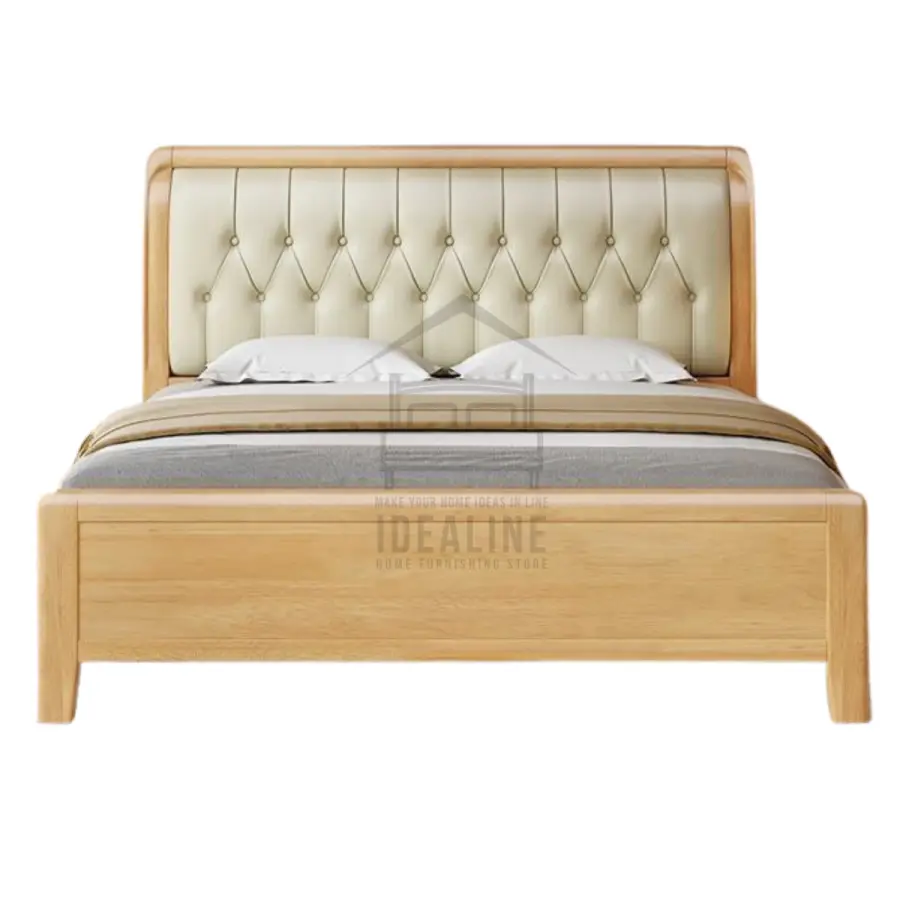TX-1686# NATURAL 60X75 QUEEN BEDFRAME