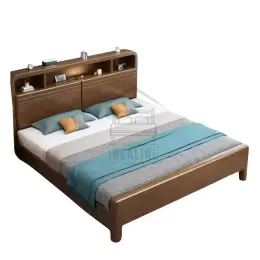 TX8116 WENGE 60X75 QUEEN BEDFRAME
