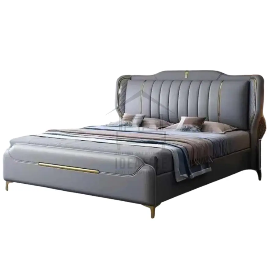 162 Grey 60X75 QUEEN BEDFRAME