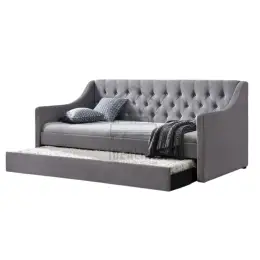 AERON GREY DAYBED 36X75 SINGLE BEDFRAME