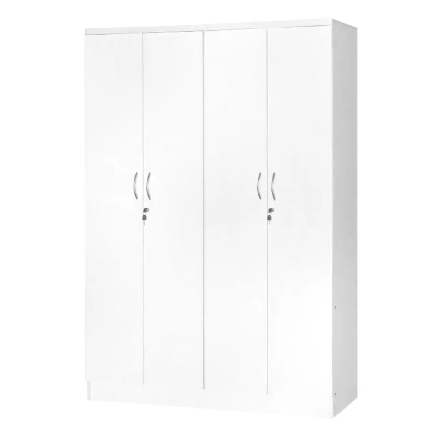 M460 WHITE   4-DOOR WARDROBE