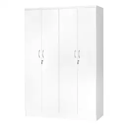 M460 WHITE   4-DOOR WARDROBE