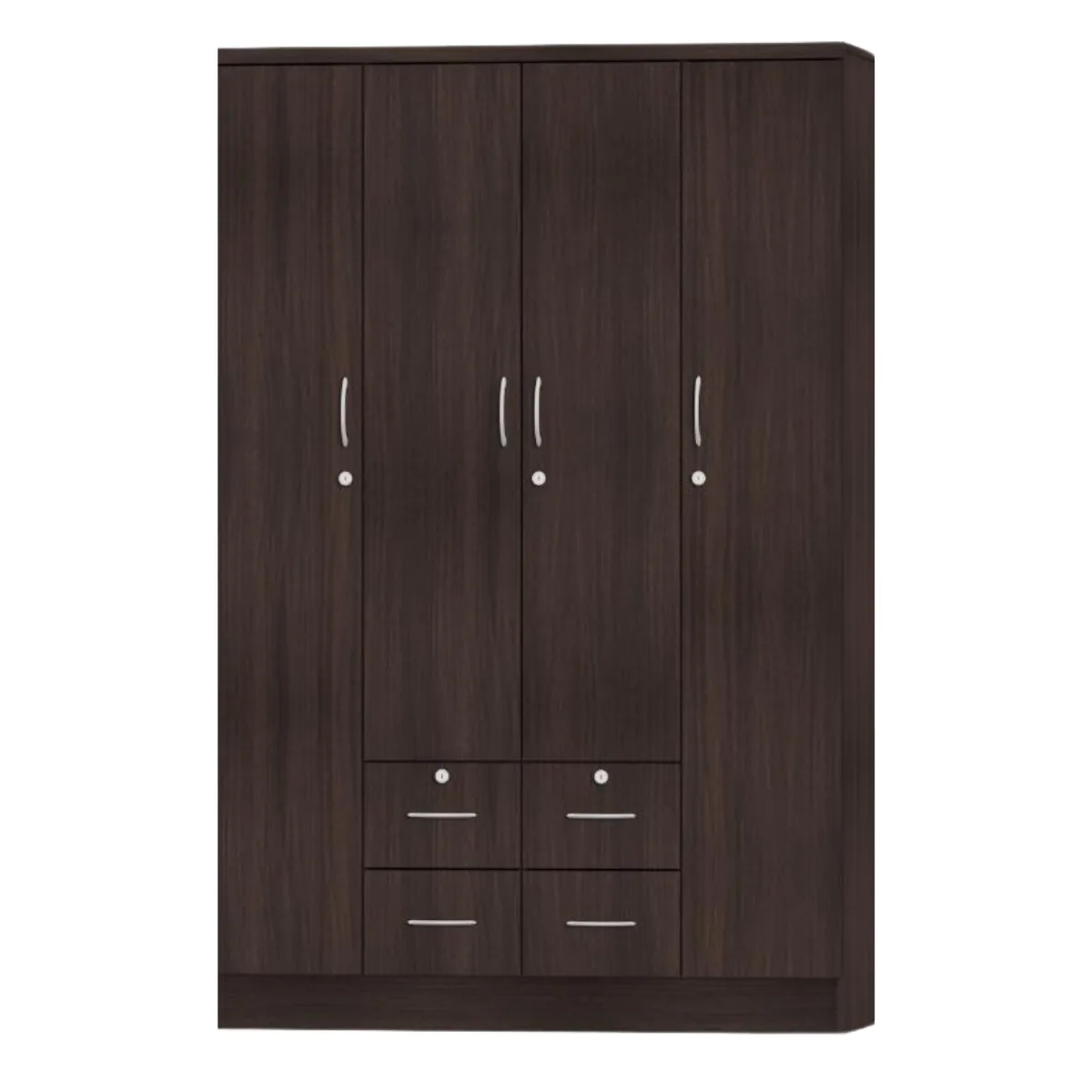 M463 WENGE  4-DOOR WARDROBE