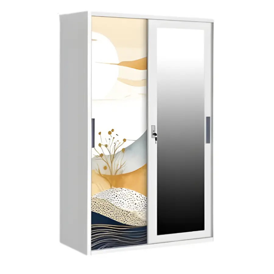 MSS 2D120-D METAL WARDROBE