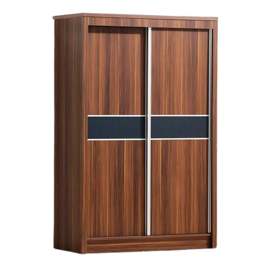 WR-80127 - French Walnut, SLIDING DOOR WARDROBE