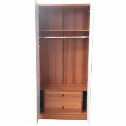 2052-2 Cold White Walnut 2-DOOR WARDROBE