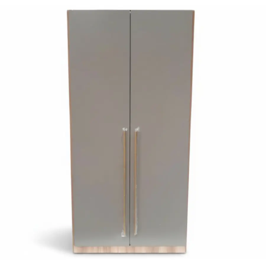 2052-2 Khaki Ash Walnut 2-DOOR WARDROBE