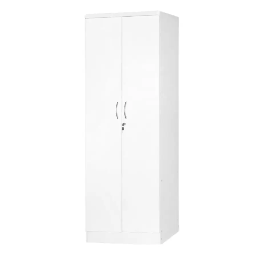 M260 WHITE  2-DOOR WARDROBE