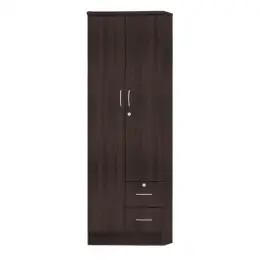 M263 WENGE  2-DOOR WARDROBE
