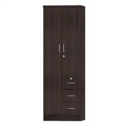 M265 WENGE  2-DOOR WARDROBE