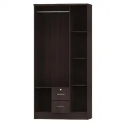 M363 WENGE  3-DOOR WARDROBE