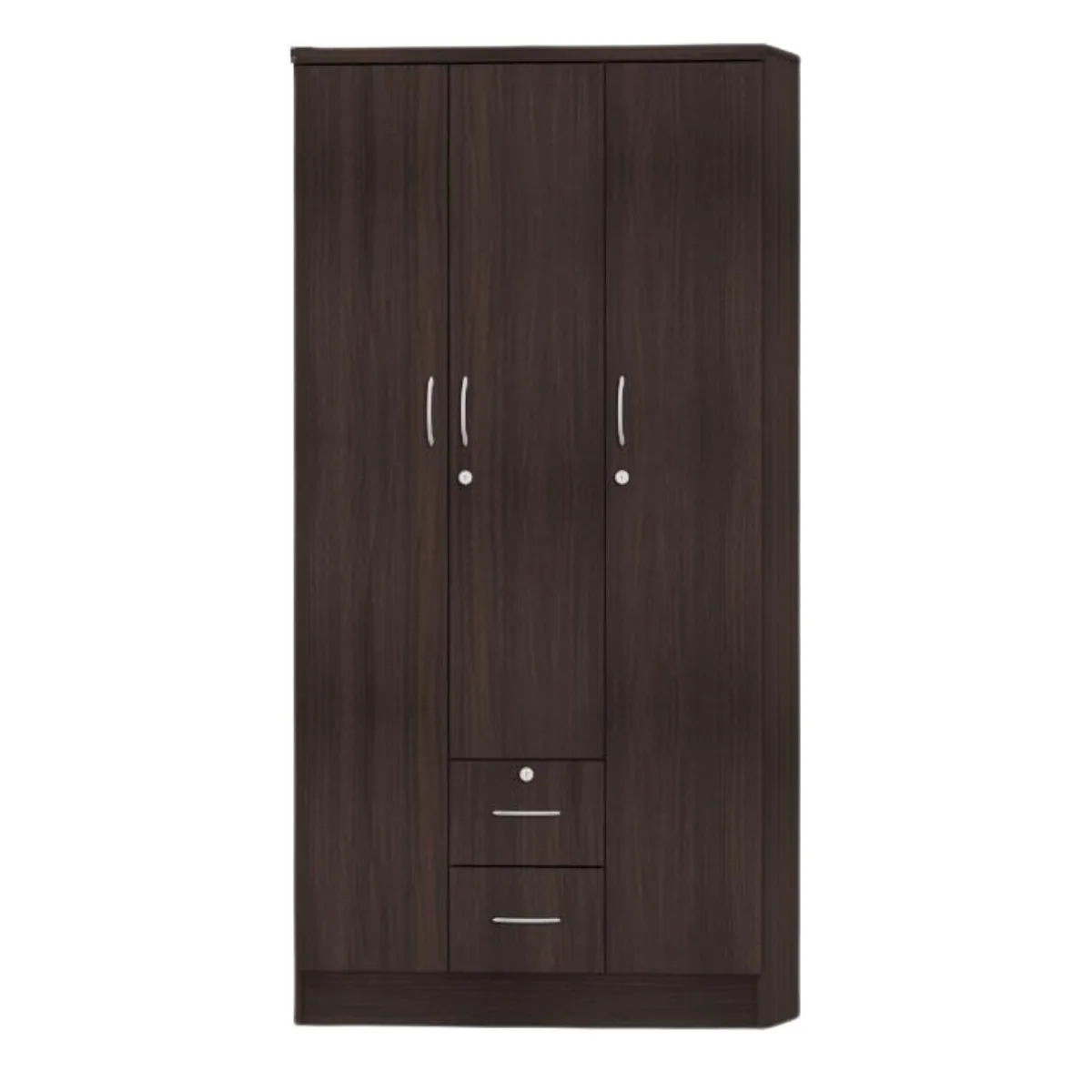 M363 WENGE  3-DOOR WARDROBE
