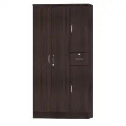 M364 WENGE  3-DOOR WARDROBE