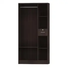 M364 WENGE  3-DOOR WARDROBE