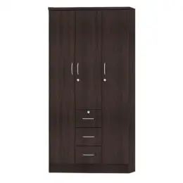 M365 WENGE  3-DOOR WARDROBE