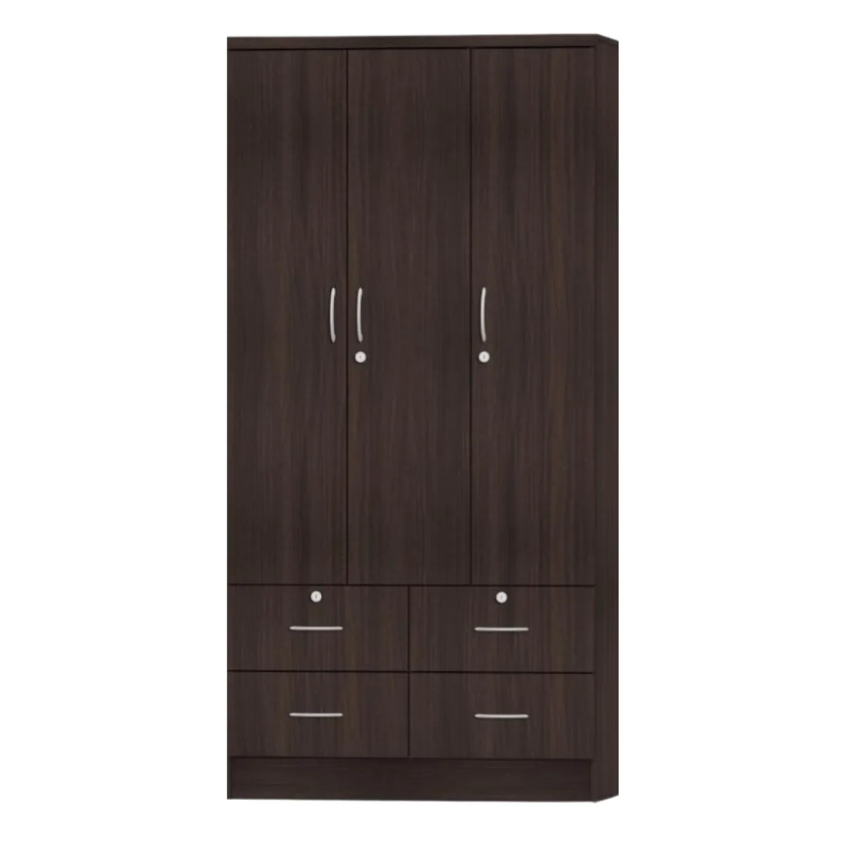 M372 WENGE  3-DOOR WARDROBE