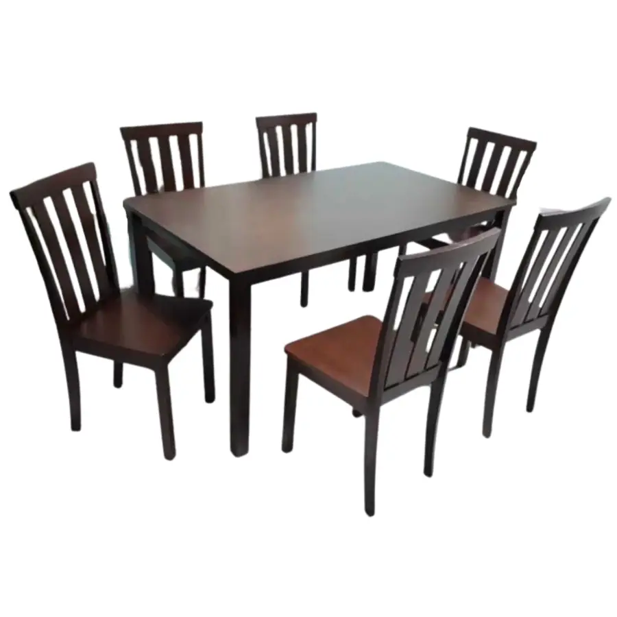 KF3001-1/KF4037 Wooden  6-SEATER DINING SET