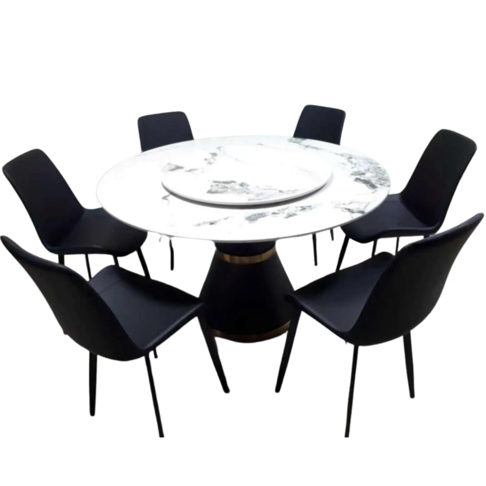 SINTERED ROUND PHILIPPE 6-SEATER DINING SET