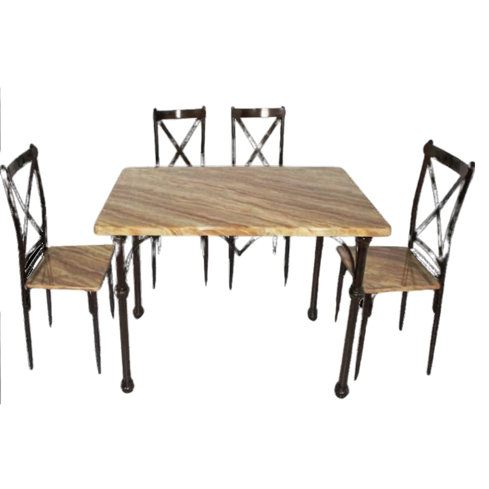 DS-037 (MB609-1)  4-SEATER DINING SET