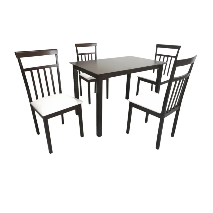 HV 555 Dining Set 1+4 Cushion Seat 4-SEATER DINING SET