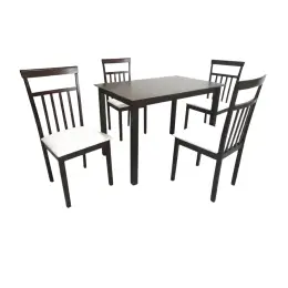 HV 555 Dining Set 1+4 Cushion Seat 4-SEATER DINING SET