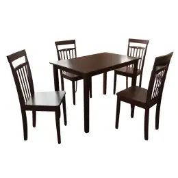 KF-3001/KF-4126 1+4 Cushion & Wooden 4-SEATER DINING SET