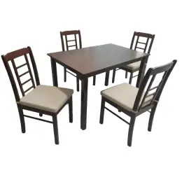 KF3001/KF4480 Dining Set 1+4 Cushion DINING SET 4S