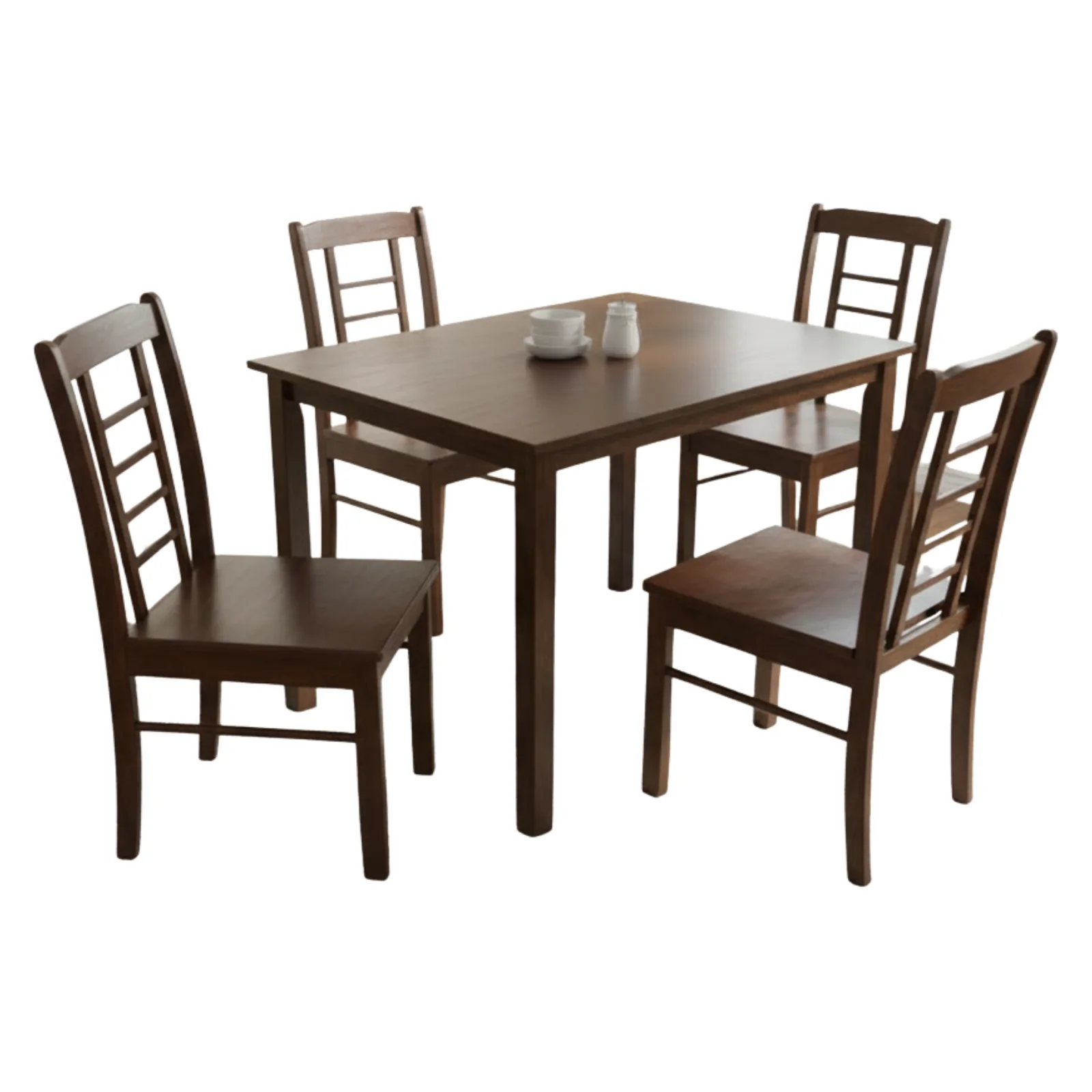 KF3001/KF4480 Dining Set 1+4 Wooden 4-SEATER DINING SET